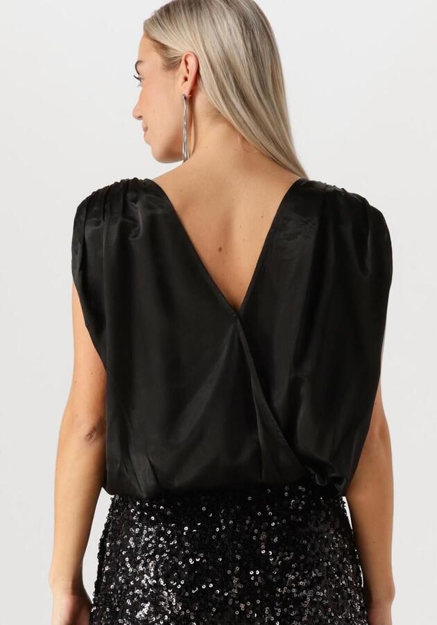 MY ESSENTIAL WARDROBE Dames Tops & T-shirts Estellemw Wrap Top Zwart