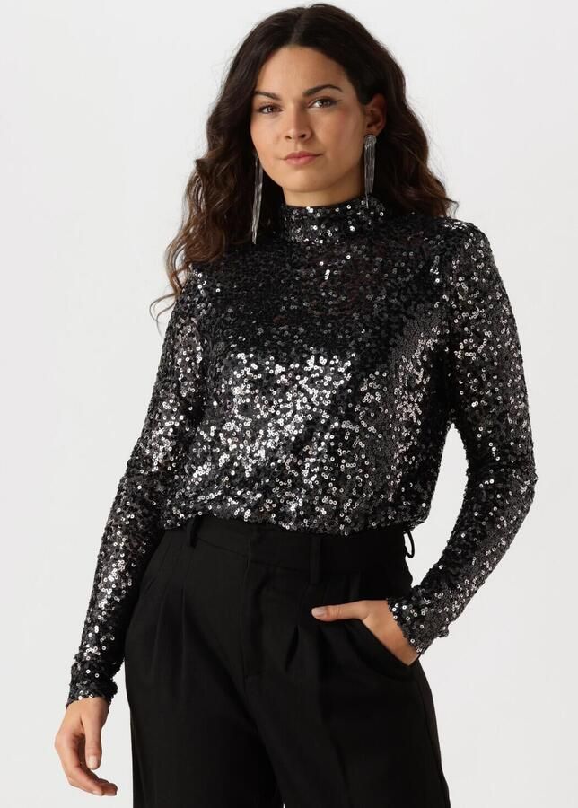 MY ESSENTIAL WARDROBE Dames Tops & T-shirts Fallonmw Bodystocking Blouse Grijs - Foto 4