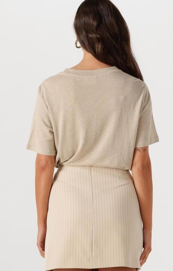 MY ESSENTIAL WARDROBE Dames Tops & T-shirts Lisamw Tee Beige - Foto 3