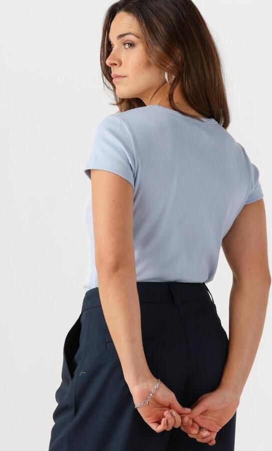 MY ESSENTIAL WARDROBE Dames Tops & T-shirts Mandymw Tee Lichtblauw - Foto 3