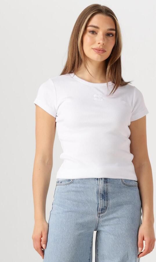 MY ESSENTIAL WARDROBE Dames Tops & T-shirts Mandymw Tee Wit - Foto 4