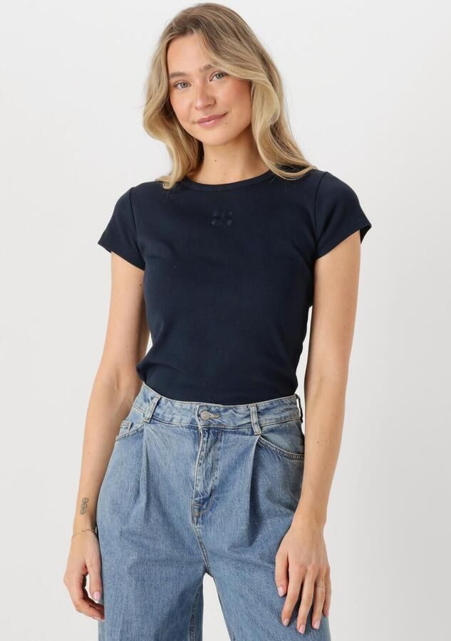 MY ESSENTIAL WARDROBE Dames Tops & T-shirts Mandymw Tee Zwart - Foto 4