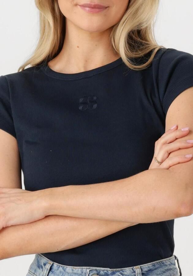 MY ESSENTIAL WARDROBE Dames Tops & T-shirts Mandymw Tee Zwart - Foto 2