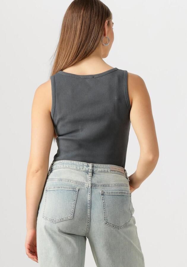 MY ESSENTIAL WARDROBE Dames Tops & T-shirts Mandymw Top Donkergrijs - Foto 2