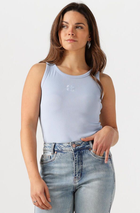 MY ESSENTIAL WARDROBE Dames Tops & T-shirts Mandymw Top Lichtblauw - Foto 4