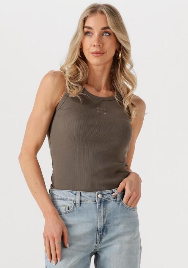 MY ESSENTIAL WARDROBE Dames Tops & T-shirts Mandymw Top Taupe - Foto 4