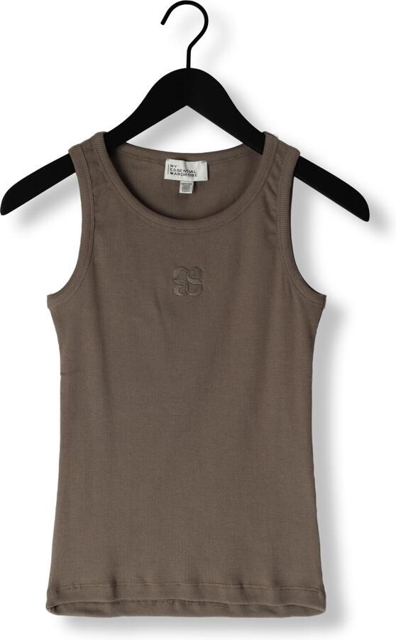 MY ESSENTIAL WARDROBE Dames Tops & T-shirts Mandymw Top Taupe - Foto 3