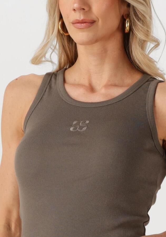 MY ESSENTIAL WARDROBE Dames Tops & T-shirts Mandymw Top Taupe - Foto 2