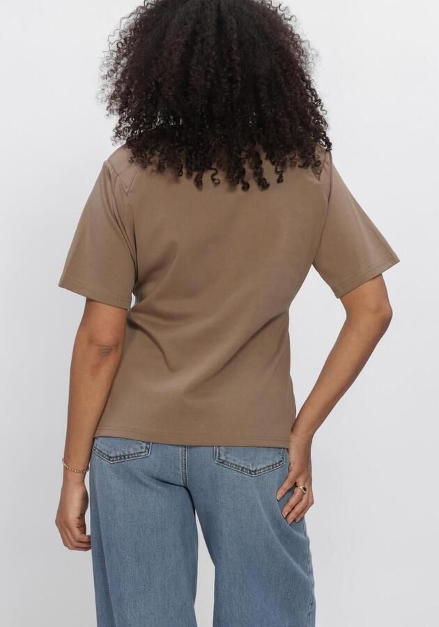 MY ESSENTIAL WARDROBE Dames Tops & T-shirts Mwapir Belt Tee Camel - Foto 3