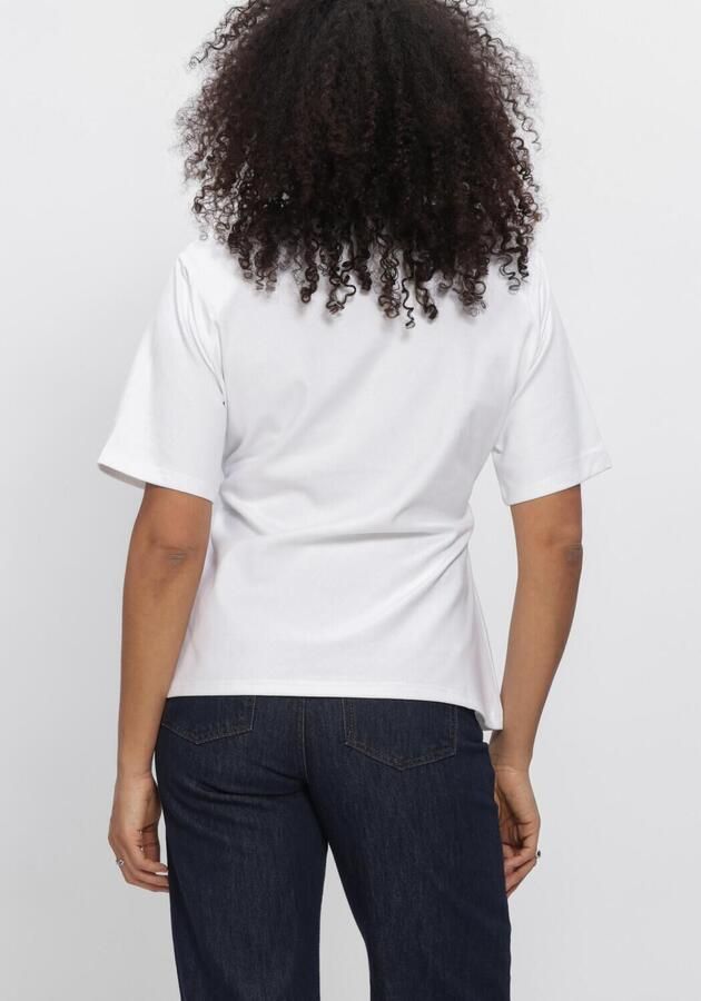 MY ESSENTIAL WARDROBE Dames Tops & T-shirts Mwapir Belt Tee Wit - Foto 3