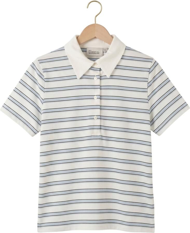 My Essential Wardrobe Poloshirt met korte knoopsluiting model 'Asla' - Foto 2