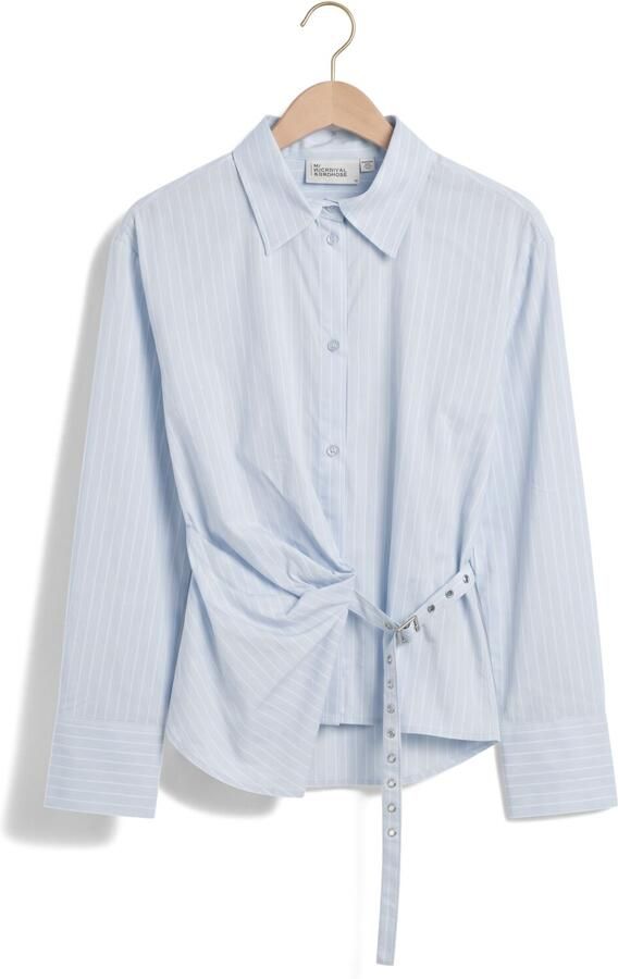My Essential Wardrobe Regular fit overhemdblouse van puur katoen model 'Bella' - Foto 4
