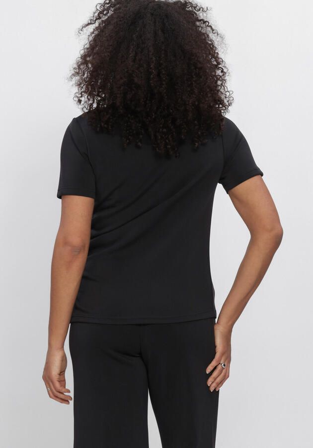 MY ESSENTIAL WARDROBE Dames Tops & T-shirts Mwhelle Assymetric Tee Zwart - Foto 4