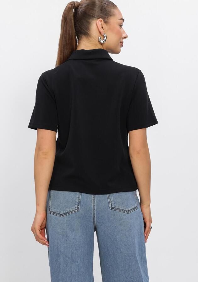 MY ESSENTIAL WARDROBE Dames Tops & T-shirts Mwhelle Polo Tee Zwart - Foto 3