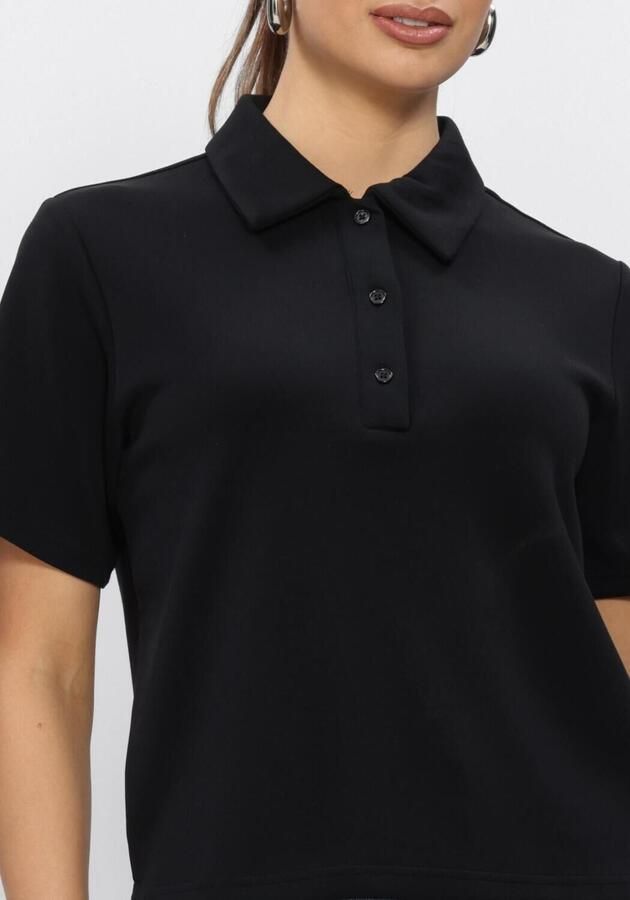 MY ESSENTIAL WARDROBE Dames Tops & T-shirts Mwhelle Polo Tee Zwart - Foto 4