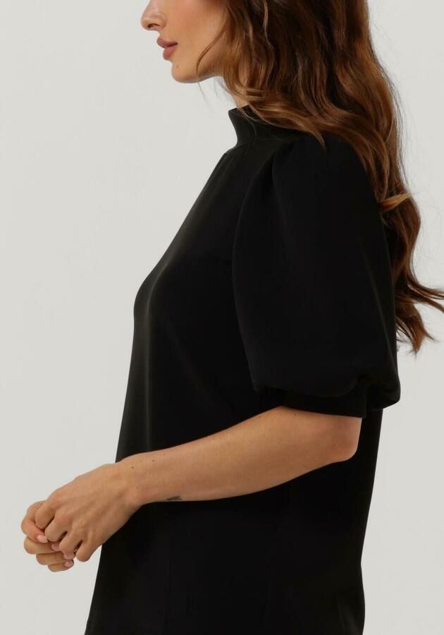 MY ESSENTIAL WARDROBE Dames Tops & T-shirts The Puff Blouse Zwart - Foto 2