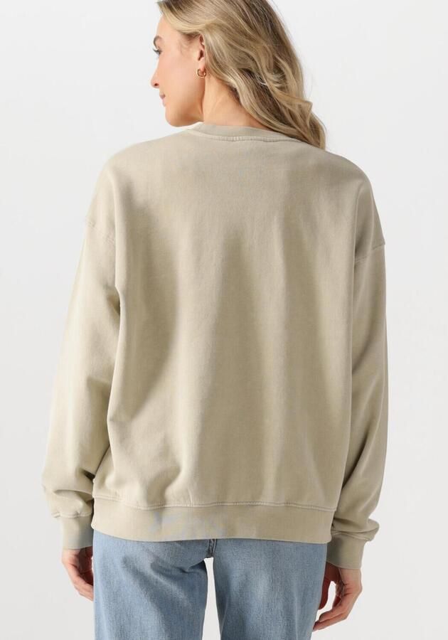 MY ESSENTIAL WARDROBE Dames Truien & Vesten Diegomw Logo Emb. Sweat Beige - Foto 2