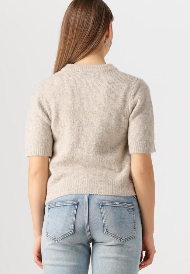MY ESSENTIAL WARDROBE Dames Truien & Vesten Elliemw Knit Cardigan Ss Beige - Foto 3