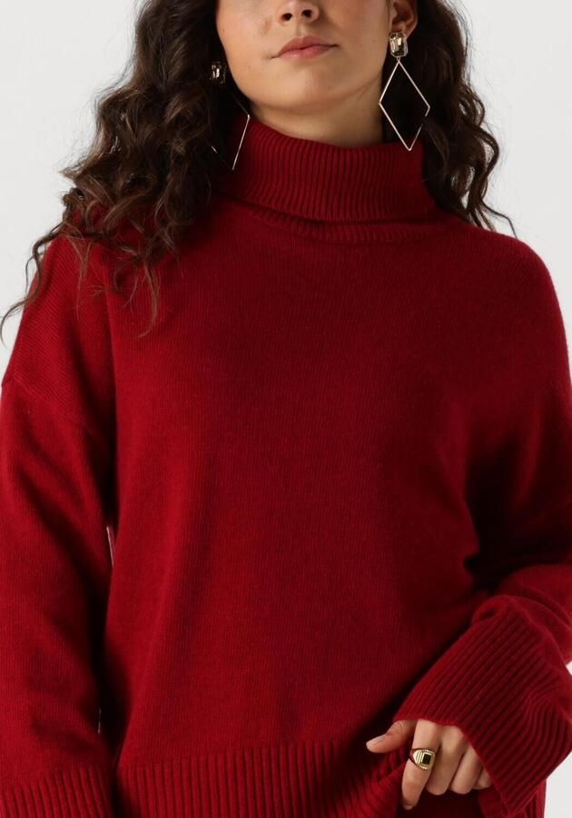 MY ESSENTIAL WARDROBE Dames Truien & Vesten Huximw Knit Rollneck Rood - Foto 3