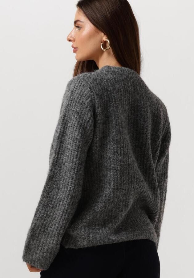 MY ESSENTIAL WARDROBE Dames Truien & Vesten Meenamw Knit Pullover Grijs - Foto 2