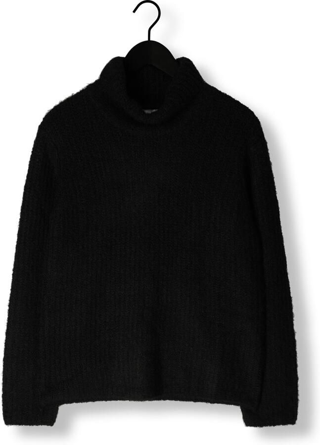 MY ESSENTIAL WARDROBE Dames Truien & Vesten Meenamw Knit Rollneck Zwart