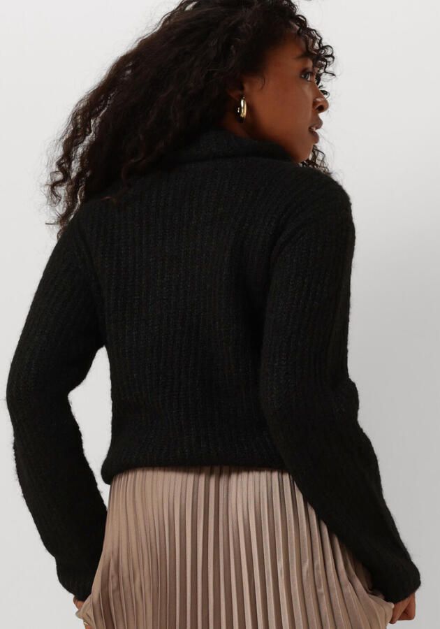MY ESSENTIAL WARDROBE Dames Truien & Vesten Meenamw Knit Rollneck Zwart - Foto 2