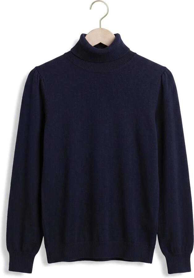 MY ESSENTIAL WARDROBE Dames Truien & Vesten Mwjola Rollneck Pullover Donkerblauw - Foto 4