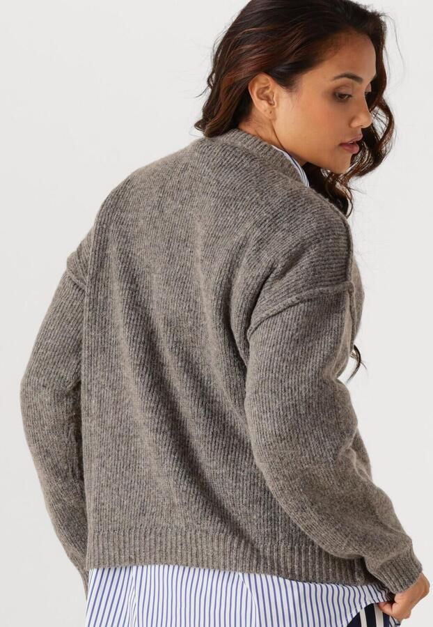MY ESSENTIAL WARDROBE Dames Truien & Vesten Palomamw Knit Pullover Grijs - Foto 3
