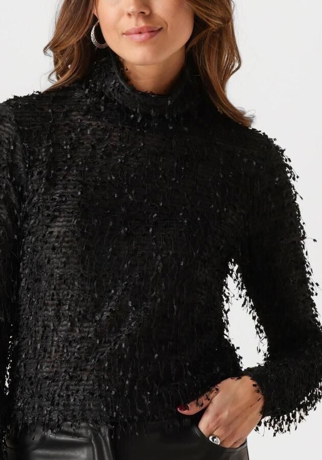 MY ESSENTIAL WARDROBE Dames Truien & Vesten Sinomw Rollneck Blouse Zwart - Foto 2