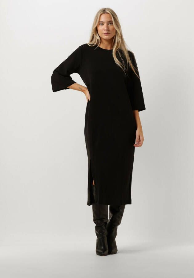My Essential Wardrobe Zwarte Midi Jurk Ellemw Long Dress