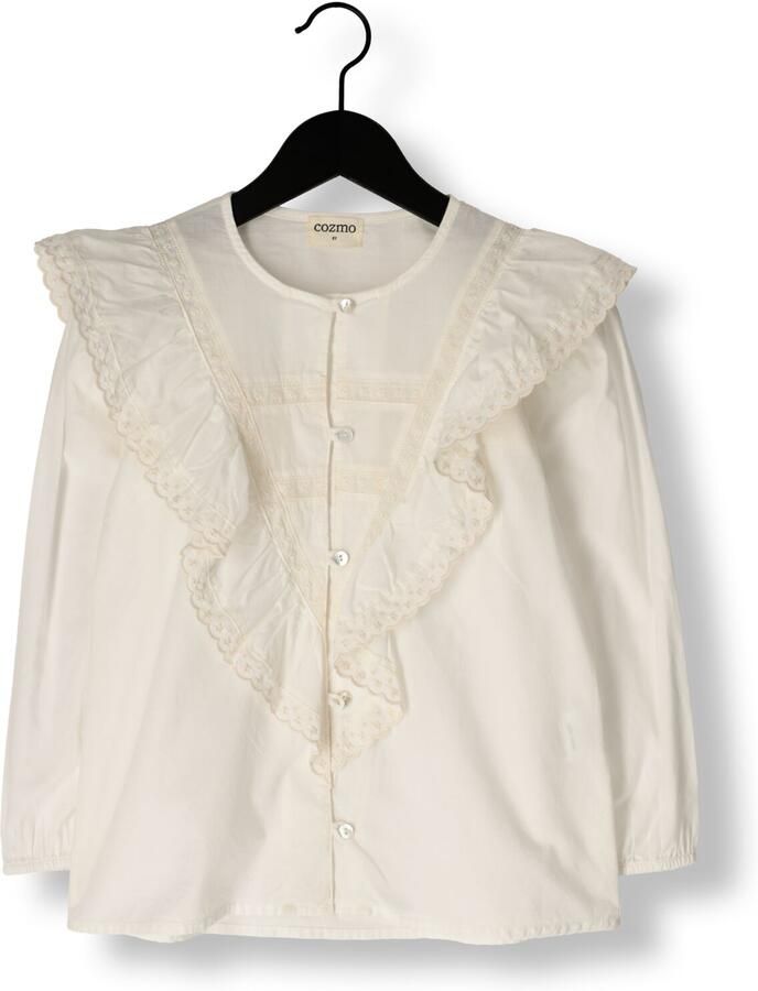 MY LITTLE COZMO Meisjes Blouses Keralak312w5 Wit - Foto 3
