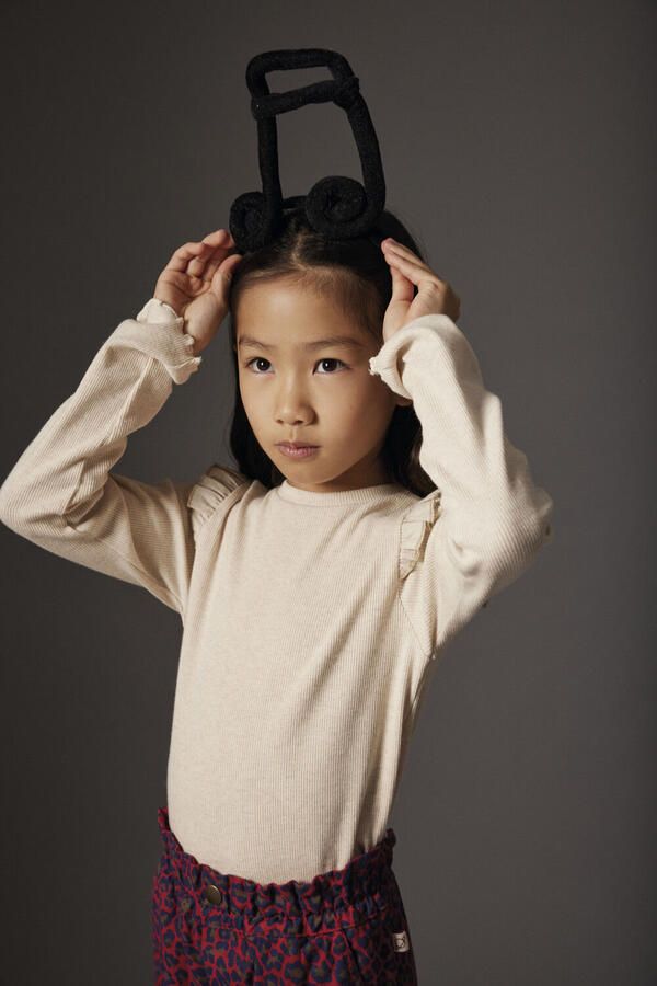 MY LITTLE COZMO Meisjes Tops & T-shirts Arubak239w5 Beige - Foto 3