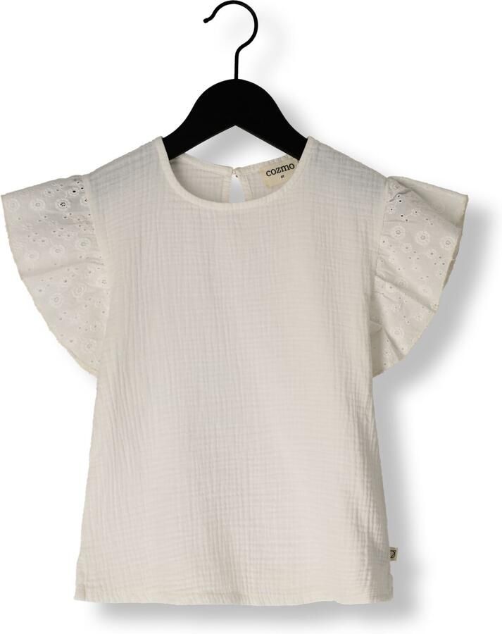 MY LITTLE COZMO Meisjes Tops & T-shirts Florak264s5 Ecru - Foto 2