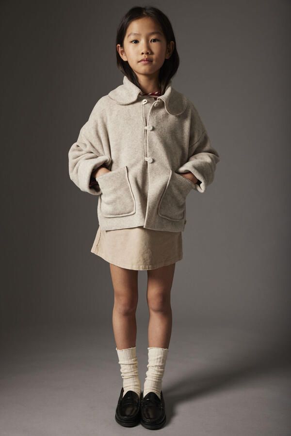 MY LITTLE COZMO Meisjes Truien & Vesten Manisak294w5 Grijs - Foto 4