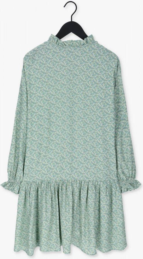 NA-KD Dames Jurken Frill Detail Mini Dress Groen