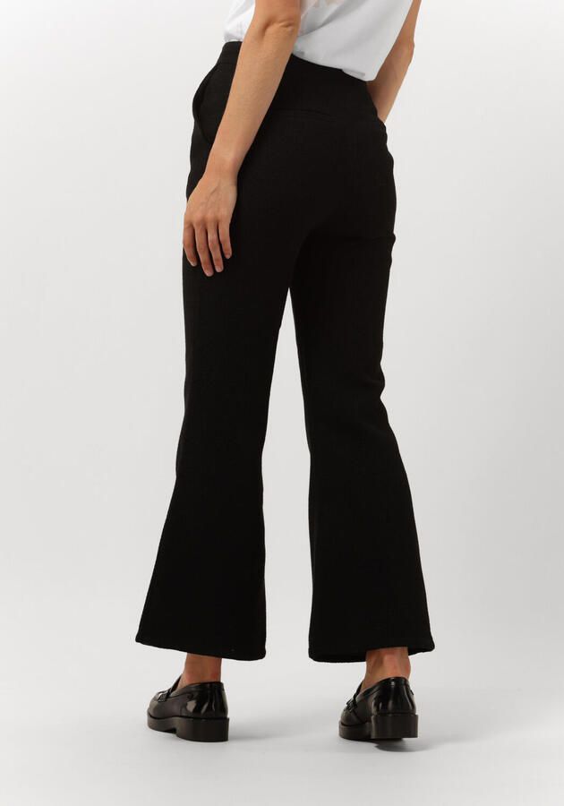 NA-KD Gestructureerde Suitpants Zwart Black Dames