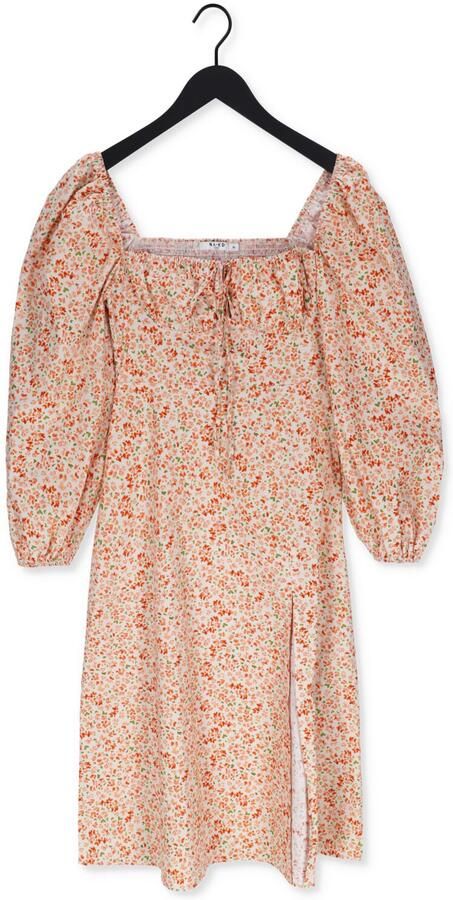 NA-KD Dames Jurken Cups Detail Cotton Ls Midi Dress Multi - Foto 4