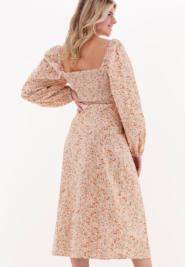 NA-KD Dames Jurken Cups Detail Cotton Ls Midi Dress Multi - Foto 3