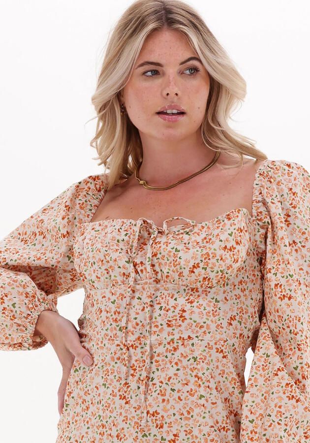 NA-KD Dames Jurken Cups Detail Cotton Ls Midi Dress Multi - Foto 1