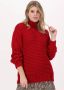 NA-KD Dames Truien & Vesten Cable Knitted Sweater Rood - Thumbnail 1