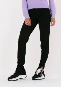 Na-kd Zwarte Flared Broek Side Slit Jersey Pants