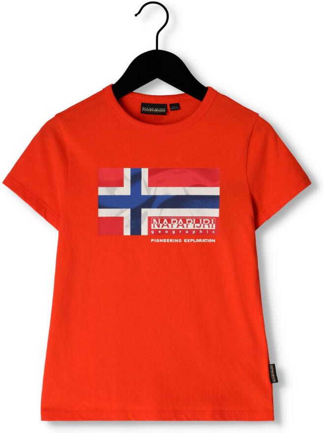 NAPAPIJRI Jongens Polo's & T-shirts K S-zamora Rood