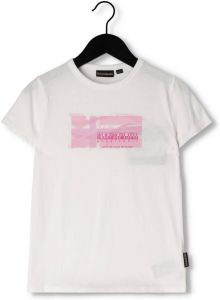 Napapijri Witte T-shirt K S-zamora Girl