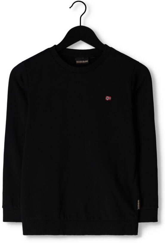 Napapijri sweater zwart Katoen (duurzaam) Ronde hals 128