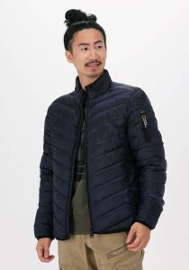 National Geographic Donkerblauwe Gewatteerde Jas Jacket With Filler