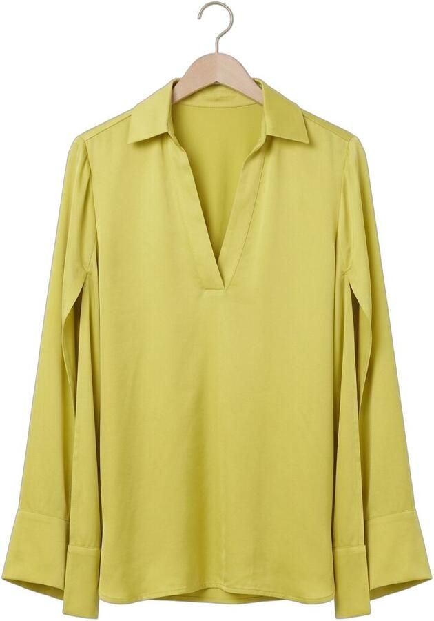 NEMA Dames Blouses N017 Geel - Foto 3