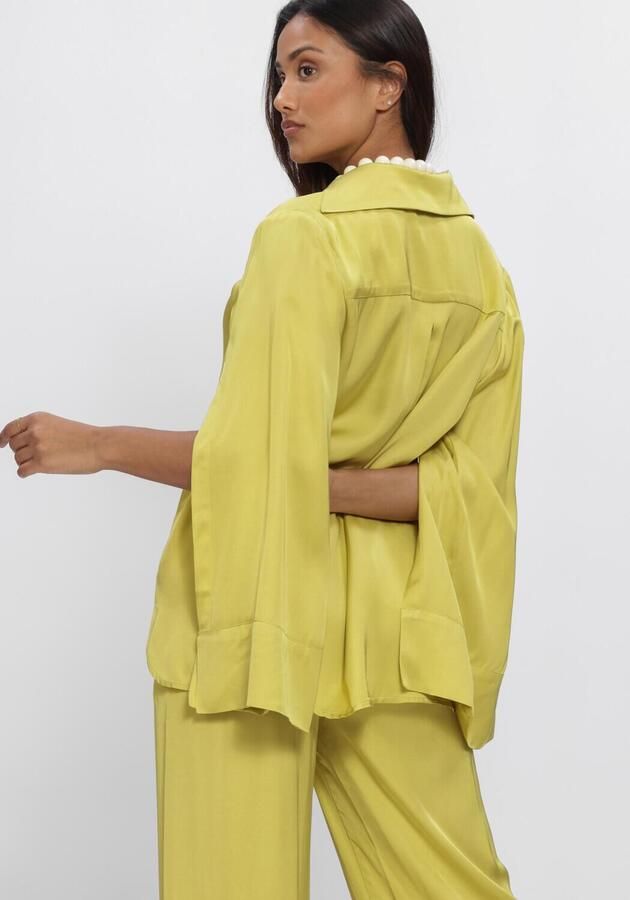 NEMA Dames Blouses N017 Geel - Foto 4