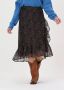 NEO NOIR Dames Rokken Tara Dark Blossom Skirt Bruin - Thumbnail 1