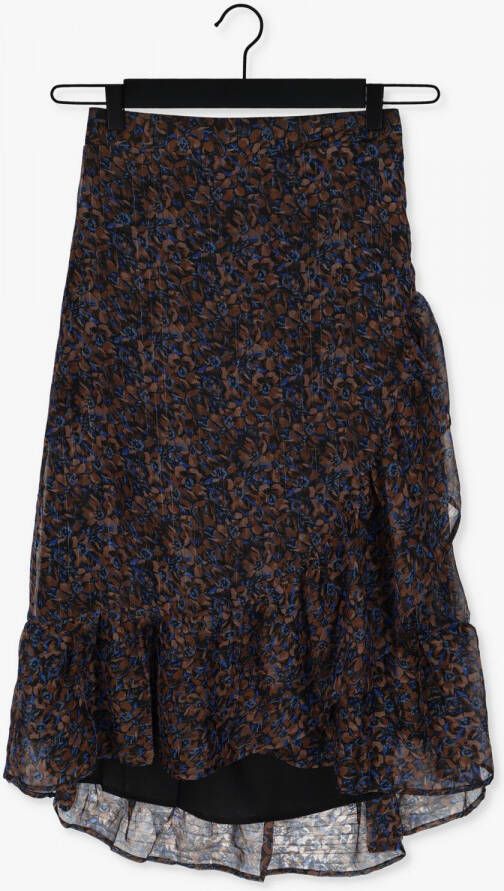 NEO NOIR Dames Rokken Tara Dark Blossom Skirt Bruin