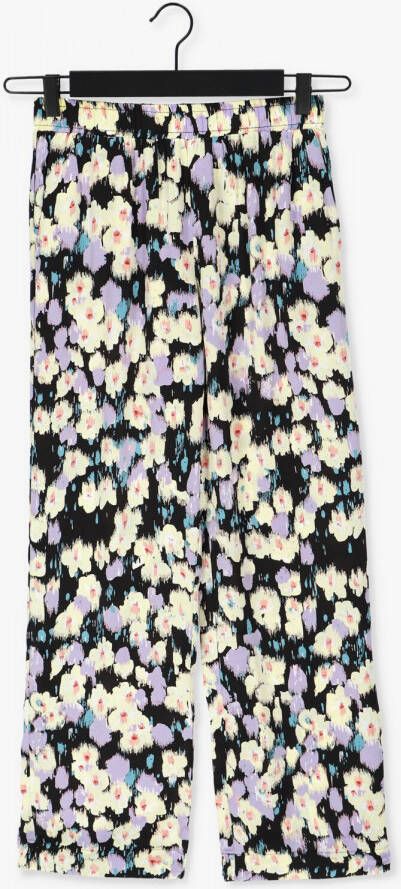 NEO NOIR Grafische Botanische Wijde Broek Multicolor Dames
